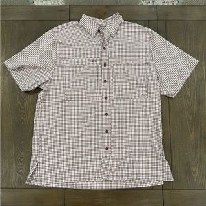 Men’s GameGuard short sleeve button down shirt, XL